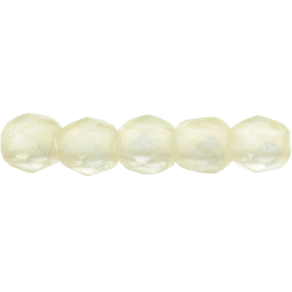 Czech Fire-Polish 2mm Sueded Gold Jonquil (50pcs)
