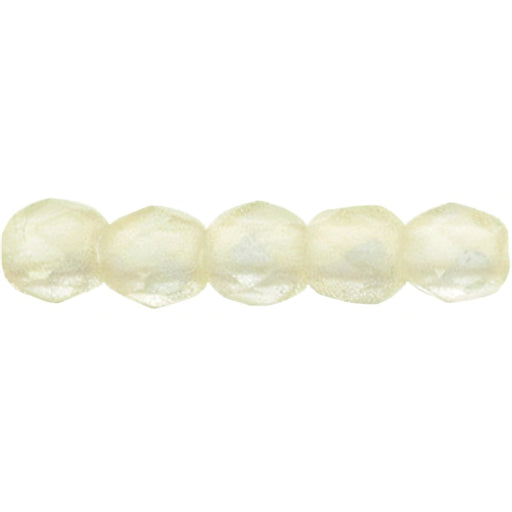 Czech Fire-Polish 2mm Sueded Gold Jonquil (50pcs)