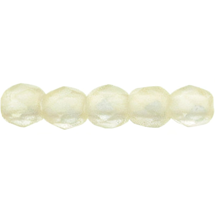 Czech Fire-Polish 2mm Sueded Gold Jonquil (50pcs)