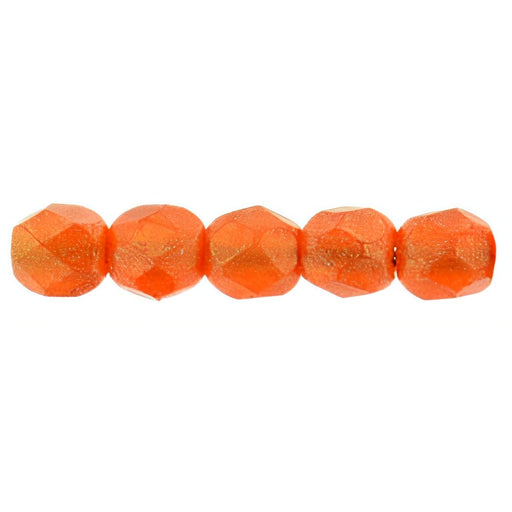 Czech Fire-Polish 2mm Sueded Gold Hyacinth (50pcs)