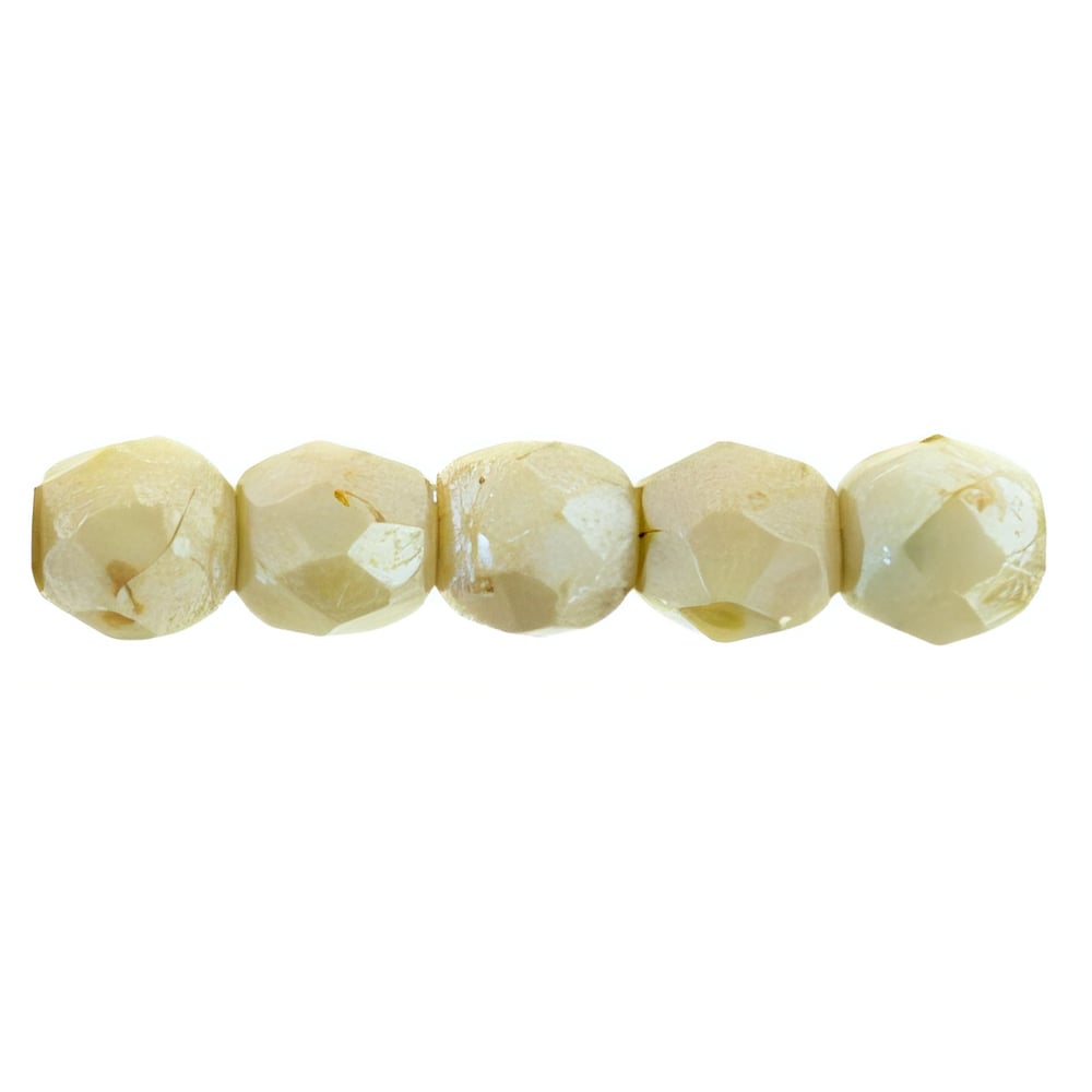 Czech Fire-Polish 2mm Opaque Luster - Picasso (50pcs)