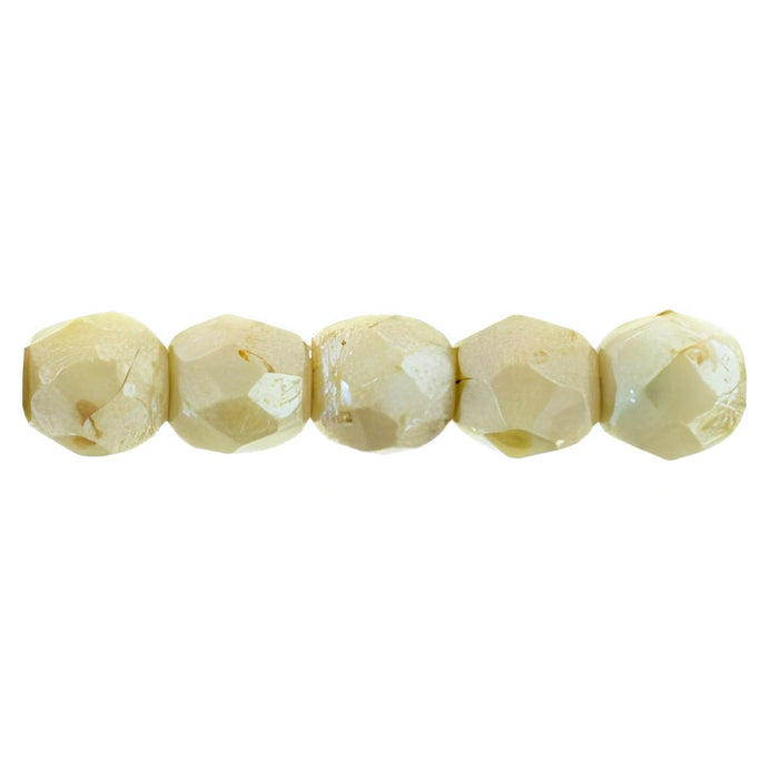 Czech Fire-Polish 2mm Opaque Luster - Picasso (50pcs)
