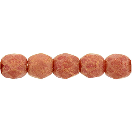 Czech Fire-Polish 2mm Pacifica - Strawberry (50pcs)
