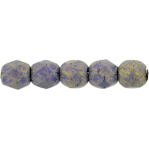 Czech Fire-Polish 2mm Pacifica - Elderberry (50pcs)