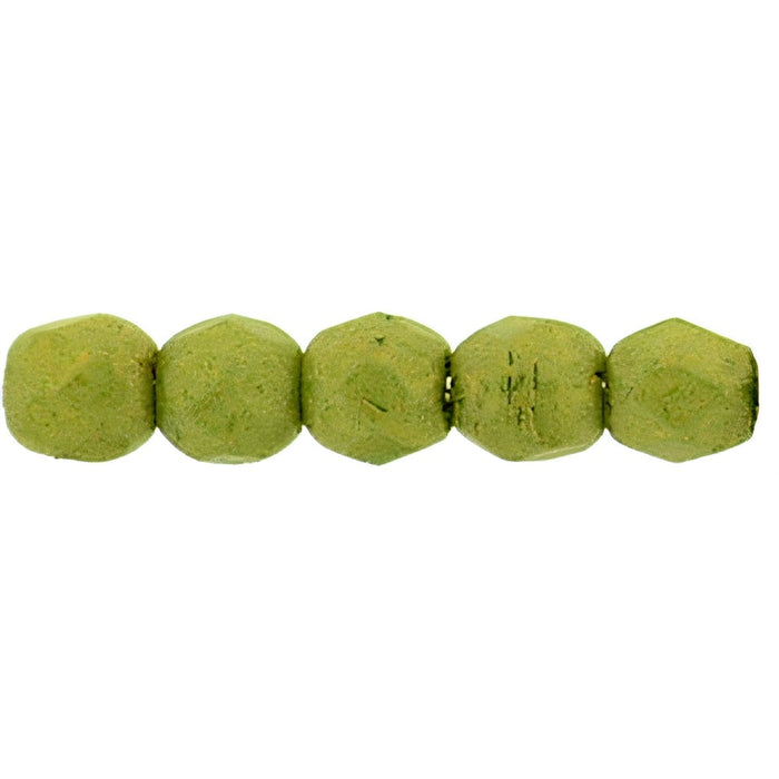 Czech Fire-Polish 2mm Pacifica - Avocado (50pcs)