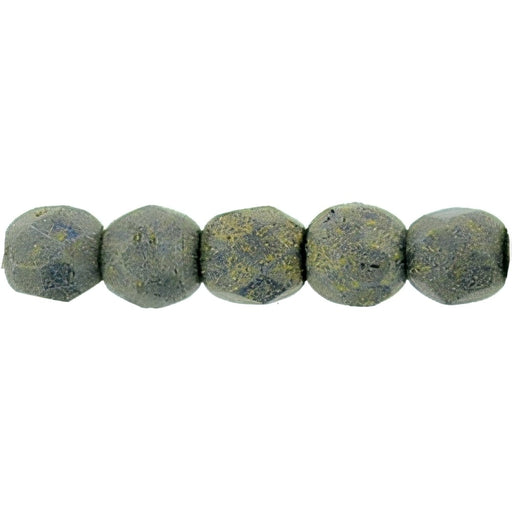 Czech Fire-Polish 2mm Pacifica - Poppy Seed (50pcs)