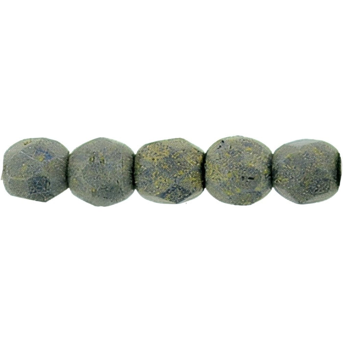 Czech Fire-Polish 2mm Pacifica - Poppy Seed (50pcs)