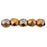 Czech Fire-Polish 2mm Bronze Luster Iris - Opaque Red (50pcs)