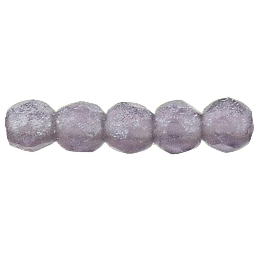 Czech Fire-Polish 2mm Flash Pearl - Tanzanite (50pcs)
