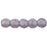Czech Fire-Polish 2mm Flash Pearl - Tanzanite (50pcs)