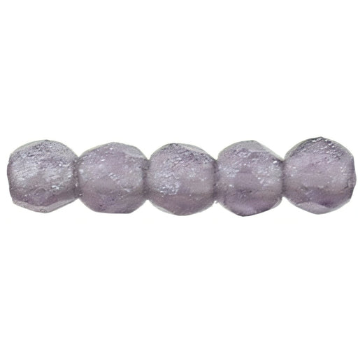 Czech Fire-Polish 2mm Flash Pearl - Tanzanite (50pcs)