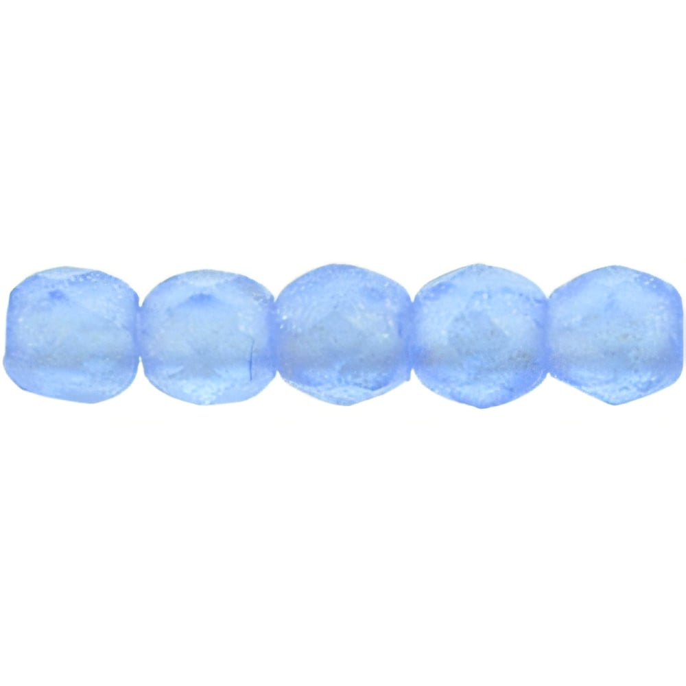 Czech Fire-Polish 2mm Flash Pearl - Sapphire (50pcs)