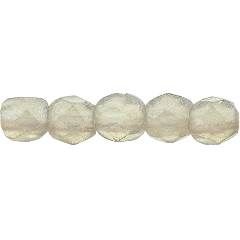 Czech Fire-Polish 2mm Flash Pearl - Black Diamond (50pcs)
