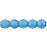 Czech Fire-Polish 2mm Flash Pearl - Capri Blue (50pcs)