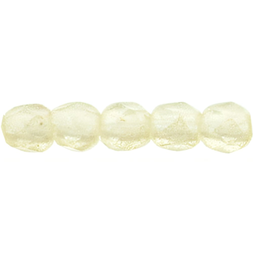 Czech Fire-Polish 2mm Flash Pearl - Jonquil (50pcs)