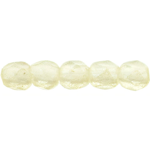Czech Fire-Polish 2mm Flash Pearl - Jonquil (50pcs)