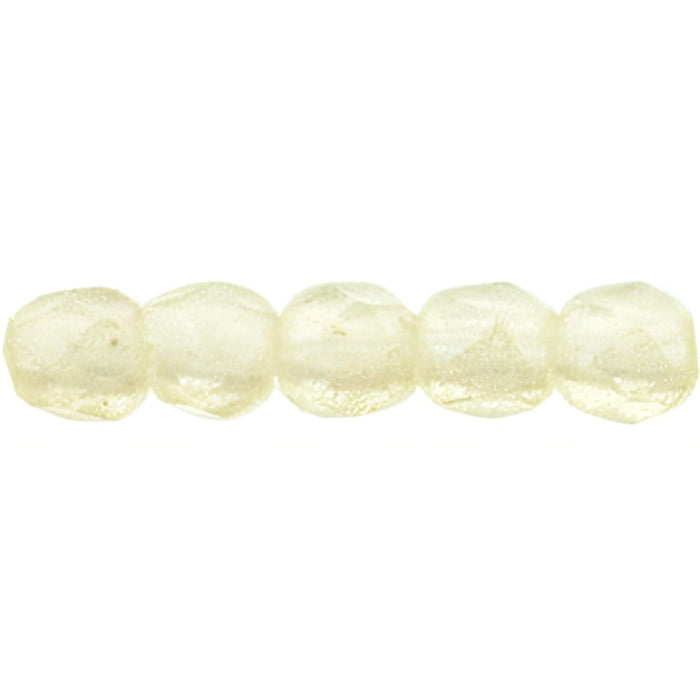 Czech Fire-Polish 2mm Flash Pearl - Jonquil (50pcs)
