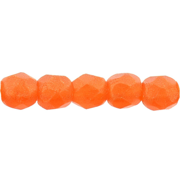 Czech Fire-Polish 2mm Sueded Gold Lamé Hyacinth (50pcs)