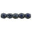 Czech Fire-Polish 2mm Navy Blue - Picasso (50pcs)