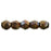 Czech Fire-Polish 2mm Jet - Bronze Vega (50pcs)