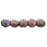 Czech Fire-Polish 2mm Matte - Luster - Opaque Bronzed Smoke (50pcs)