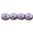 Czech Fire-Polish 3mm ColorTrends: Saturated Metallic Ballet Slipper (50pcs)