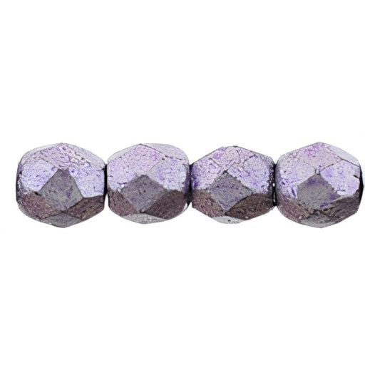 Czech Fire-Polish 3mm ColorTrends: Saturated Metallic Ballet Slipper (50pcs)