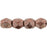 Czech Fire-Polish 3mm ColorTrends: Saturated Metallic Butterum (50pcs)