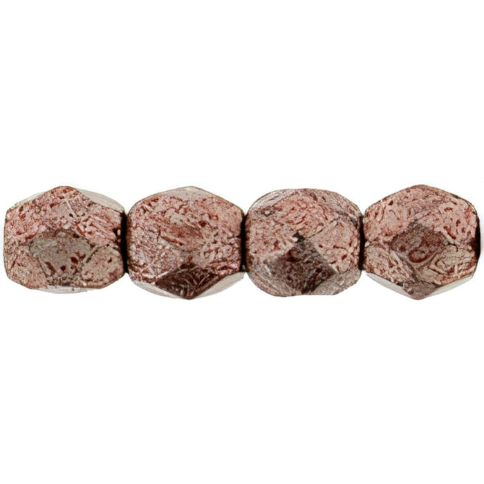 Czech Fire-Polish 3mm ColorTrends: Saturated Metallic Butterum (50pcs)