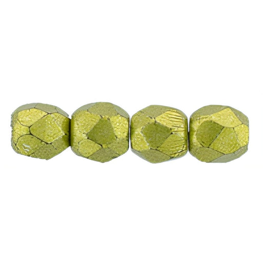 Czech Fire-Polish 3mm: ColorTrends: Saturated Metallic Meadowlark (50pcs)