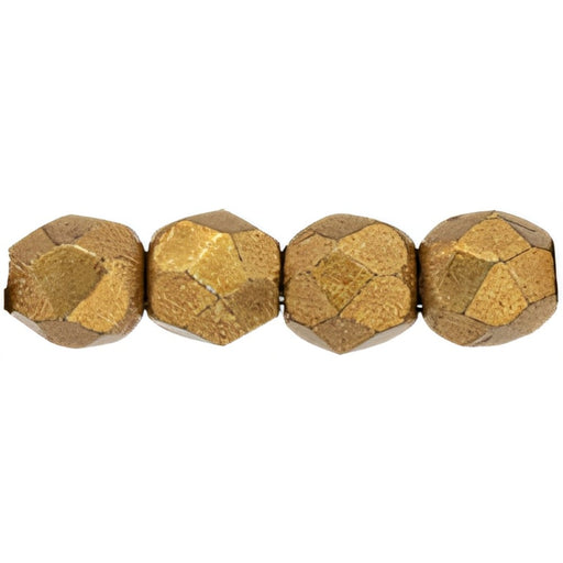 Czech Fire-Polish 3mm ColorTrends: Saturated Metallic Ceylon Yellow (50pcs)