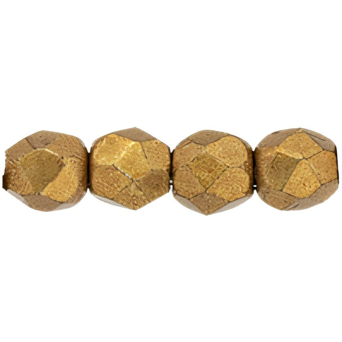 Czech Fire-Polish 3mm ColorTrends: Saturated Metallic Ceylon Yellow (50pcs)