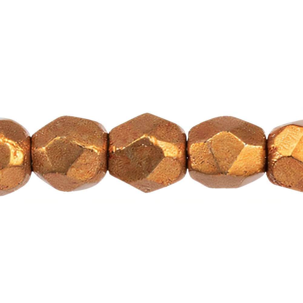 Czech Fire-Polish 3mm ColorTrends: Saturated Metallic Hazel (50pcs)