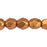 Czech Fire-Polish 3mm ColorTrends: Saturated Metallic Hazel (50pcs)