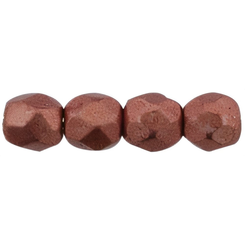 Czech Firepolish 3mm ColorTrends: Sueded Gold Lantana (50pcs)