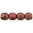 Czech Firepolish 3mm ColorTrends: Sueded Gold Lantana (50pcs)