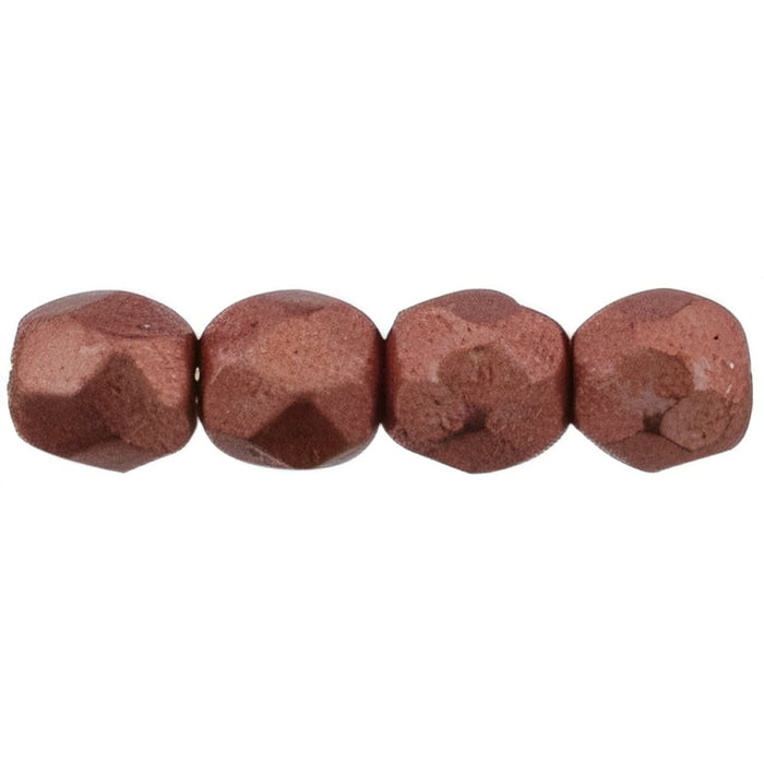 Czech Firepolish 3mm ColorTrends: Sueded Gold Lantana (50pcs)