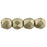 Czech Firepolish 3mm ColorTrends: Sueded Gold Cloud Dream (50pcs)