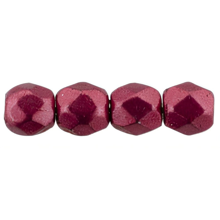 Czech Firepolish 3mm ColorTrends: Sueded Gold Lily Pad (50pcs)