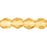 Czech Fire-Polish 3mm Med Topaz (50pcs)