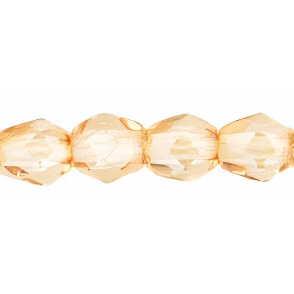 Czech Fire-Polish 3mm Luster - Transparent Champagne (50pcs)