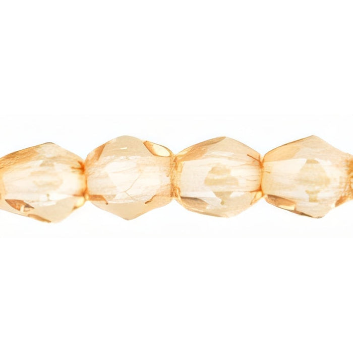 Czech Fire-Polish 3mm Luster - Transparent Champagne (50pcs)