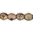 Czech Fire-Polish 3mm Luster - Transparent Gold/Smokey Topaz (50pcs)