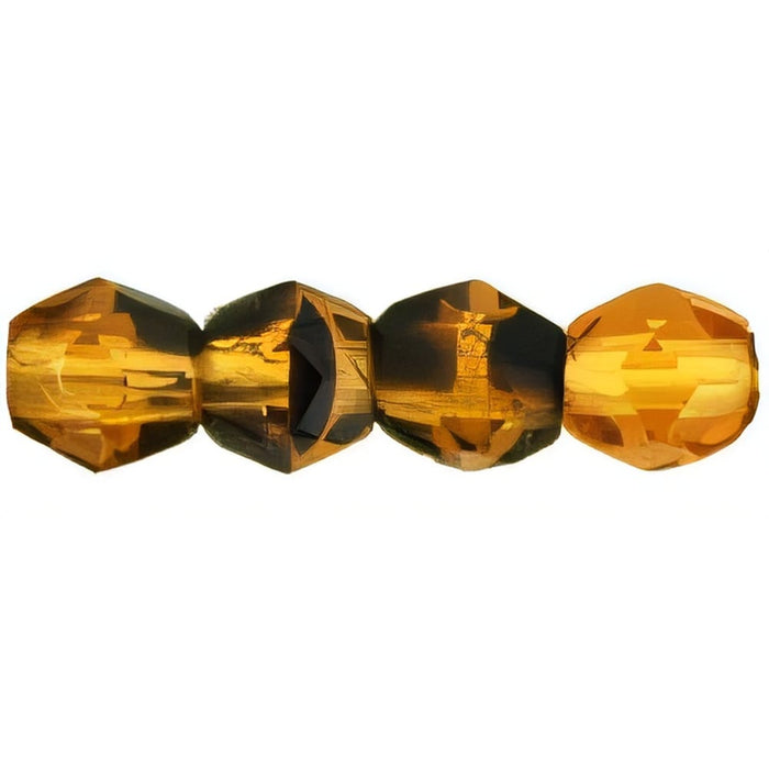 Czech Fire-Polish 3mm Lt Tortoise (50pcs)
