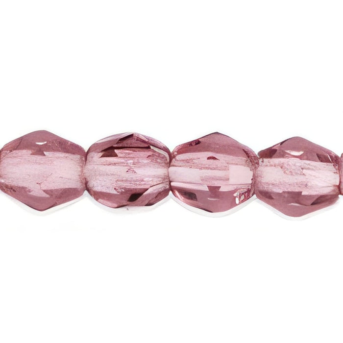 Czech Fire-Polish 3mm Med Amethyst (50pcs)