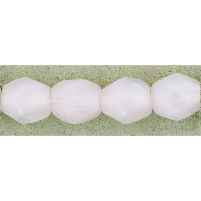 Czech Fire-Polish 3mm Milky Lt Amethyst (50pcs)