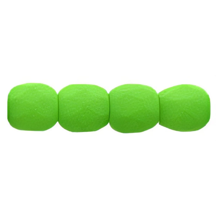Czech Fire-Polish 3mm Neon Green (50pcs)