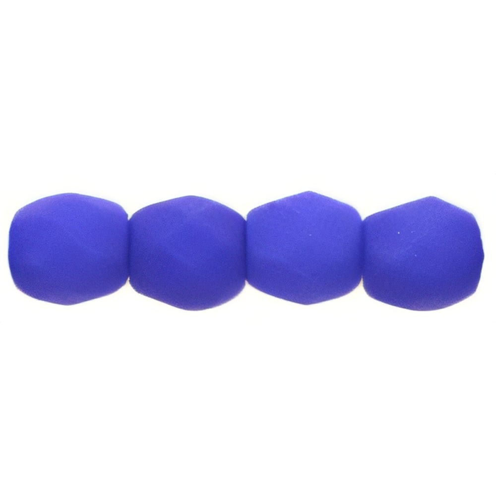 Czech Fire-Polish 3mm Neon Blue (50pcs)