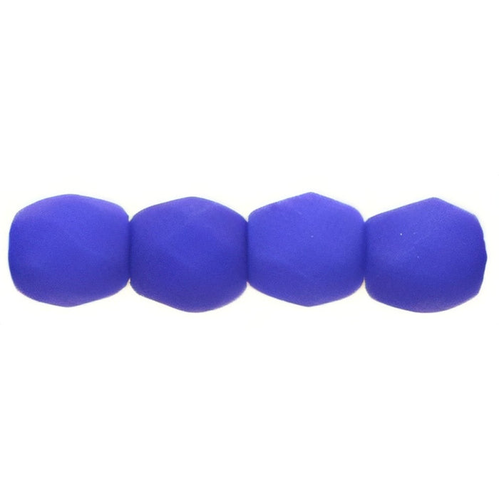 Czech Fire-Polish 3mm Neon Blue (50pcs)