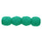Czech Fire-Polish 3mm Neon Emerald (50pcs)